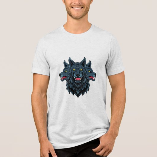 ケルベロス 三つ首の犬 トライブレンドＴシャツ (正面)