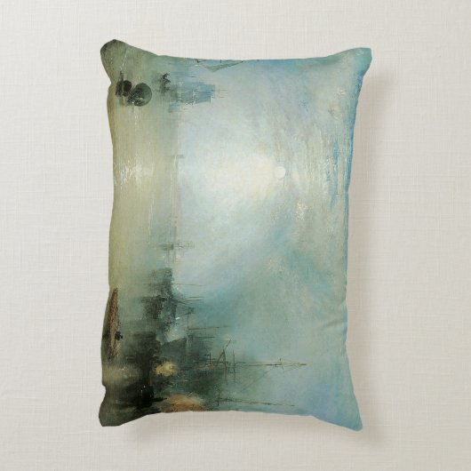 ケルメンが石炭を持ち上げ、月明かりのby Joseph Turner アクセントクッション (裏面(縦))