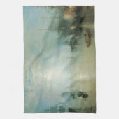 ケルメンが石炭を持ち上げ、月明かりのby Joseph Turner キッチンタオル (縦)