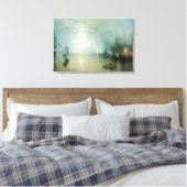 ケルメンが石炭を持ち上げ、月明かりのby Joseph Turner キャンバスプリント (インサイチュ (寝室))