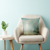 ケルメンが石炭を持ち上げ、月明かりのby Joseph Turner クッション (椅子)