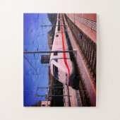 ケルンでICE列車 ジグソーパズル (縦)