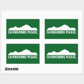 ケルンガムス国立公園お願い 長方形シール (シート)