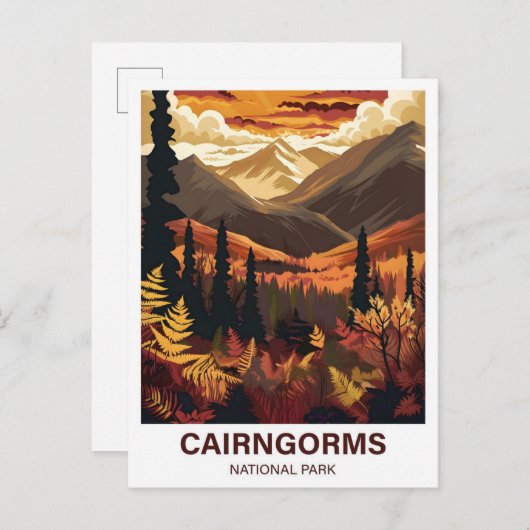 ケルンガムス国立公園スコットランディア旅行 ポストカード (正面/裏面)