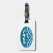 ケルンガムス国立公園スコットランドアウトドア ラゲッジタグ (裏面縦)