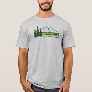 ケルンガムス国立公園スコットランドグリーンストライプ Tシャツ