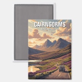 ケルンガムス国立公園スコットランド マグネット (正面/裏面)