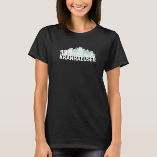 ケルンクラナウザースキーラインシルエット輪郭 Tシャツ