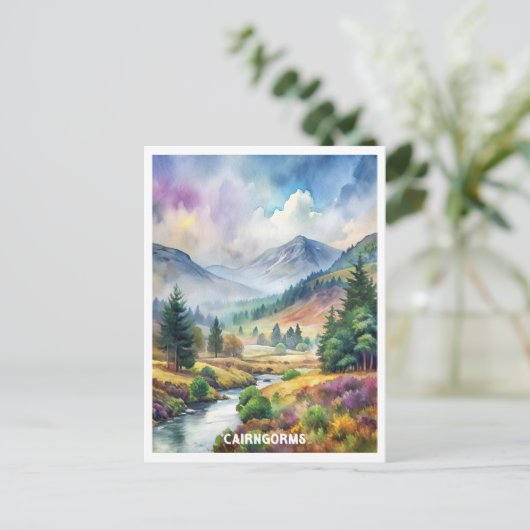 ケルンゴムス国立公園水絵画色の ポストカード (スタンド正面)