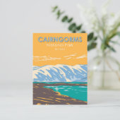 ケルンゴームス国立公園スコットランドロッチエチャカン ポストカード (スタンド正面)