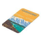 ケルンゴームス国立公園スコットランドロッチエチャカン マグネット (左側)