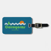ケルンゴームズナショナルパークスコットランドレトロ ラゲッジタグ (正面横)