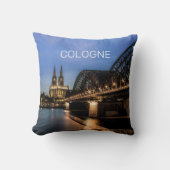 ケルンシティスケープGermany Dom Nightお土産 クッション (正面)