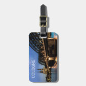 ケルンシティスケープGermany Dom Nightお土産 ラゲッジタグ (正面縦)