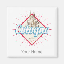 ケルンシティドイツレトロカテドラルヴィンテージ マグネット