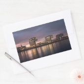 ケルンドイツクラシックラウンドステッカー 長方形シール (封筒)