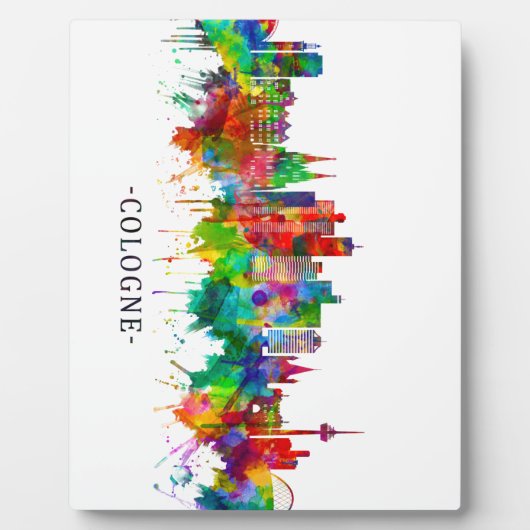 ケルンドイツスカイライン フォトプラーク (正面)