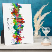 ケルンドイツスカイライン フォトプラーク (側面)