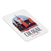 ケルンドイツヴィンテージシティスケープ磁石 マグネット (右側)