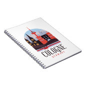 ケルンドイツヴィンテージ街並 ノートブック (右側)