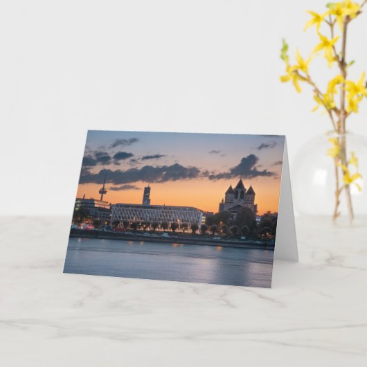 ケルンドイツ カード (黄色い花)