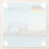 ケルンドイツ ガラスコースター (裏面)