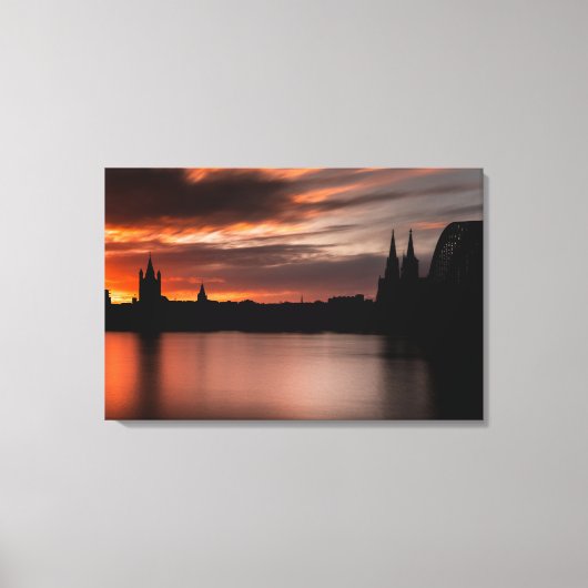 ケルンドイツ キャンバスプリント (正面)