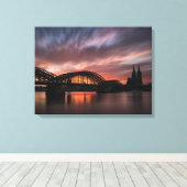 ケルンドイツ キャンバスプリント (インサイチュ (ウッドフロア))