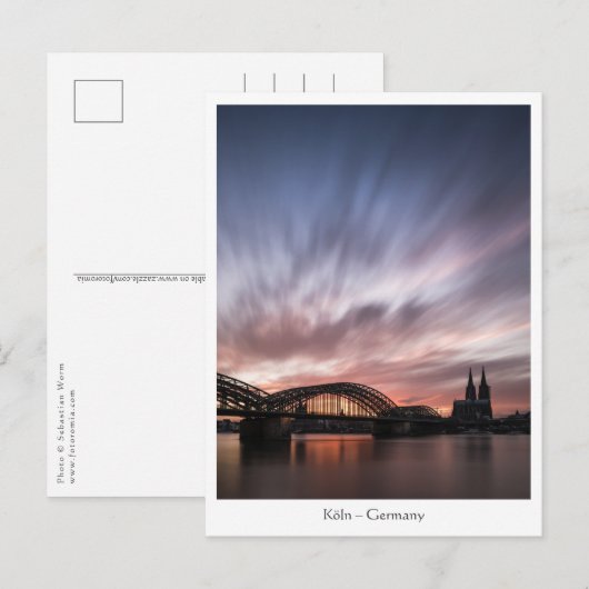 ケルンドイツ ポストカード (正面/裏面)