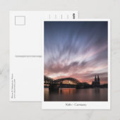 ケルンドイツ ポストカード (正面/裏面)