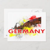 ケルンドイツ ポストカード (正面/裏面)