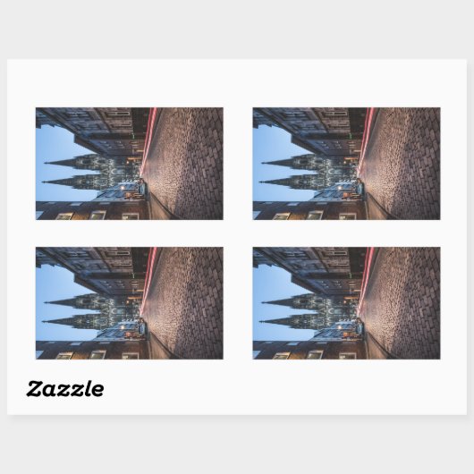 ケルンドイツ 長方形シール (シート)