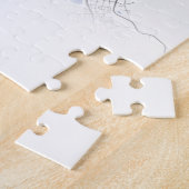 ケルンドゥシュランドシティマップトラベルシンプルミニマル ジグソーパズル (側面)