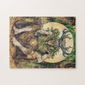 ケルンノス・ケルトの神の自然 ジグソーパズル (横)