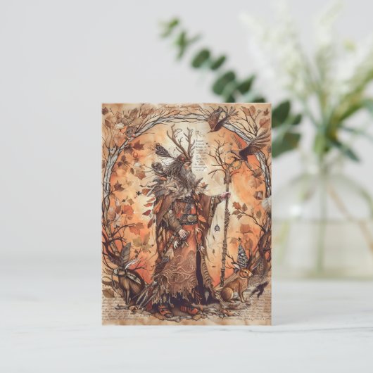 ケルンノス・ケルトの神の自然 ポストカード (スタンド正面)