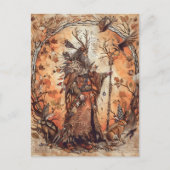 ケルンノス・ケルトの神の自然 ポストカード (正面)