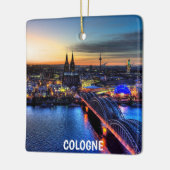 ケルンパノラマクリスマスオーナメント セラミックオーナメント (左)