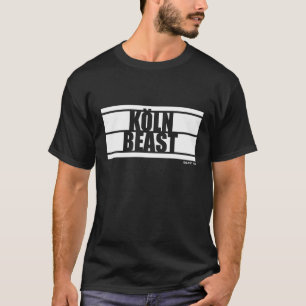 ケルンビーストボディビルフィットネスジムモチベーション Tシャツ