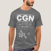ケルンボン空港CGN Tシャツ (正面)