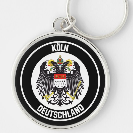 ケルンラウンドエンブレム キーホルダー (正面)