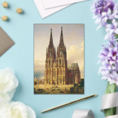 ケルン大聖堂のゴシック様式の壮麗な景観 アクリル招待状 (インサイチュ (ウェディング))
