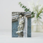 ケルン大聖堂の彫像 ポストカード (スタンド正面)