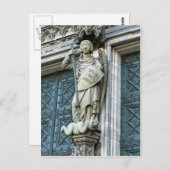 ケルン大聖堂の彫像 ポストカード (正面/裏面)