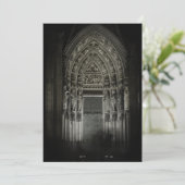 ケルン大聖堂の正面玄関 サンキューカード (スタンド正面)