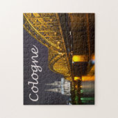 ケルン大聖堂アットナイト,ドイツ ジグソーパズル (縦)