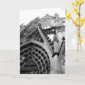 ケルン大聖堂 カード (黄色い花)