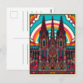 ケルン大聖堂，ケルンドイツの休日 ポストカード (正面/裏面)