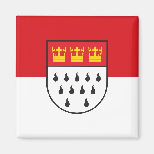 ケルン市旗ドイツのシンボルケルン・ケルン マグネット (正面)