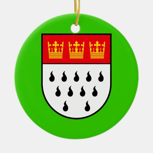 ケルン*クリスマスオーナメント セラミックオーナメント (正面)