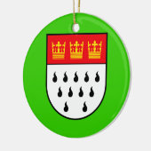 ケルン*クリスマスオーナメント セラミックオーナメント (左)